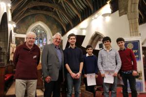 Winners of 2015 local Young Musician heat